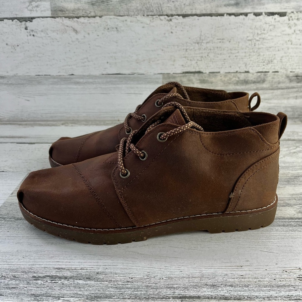 BOBS from Skechers Brown Chill Luxe Ankle Boots 9.5